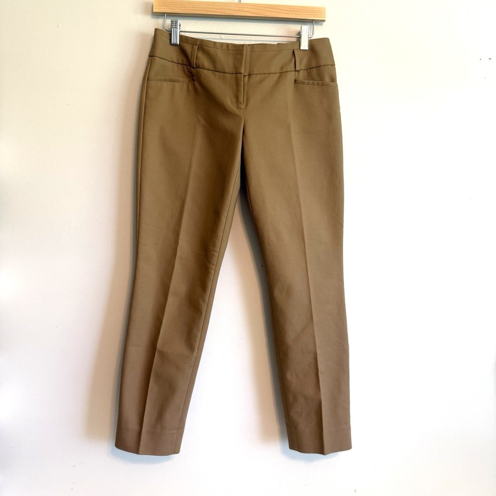 NWT The Limited Drew Fit Low Rise Straight Ankle Pants 2 Minimalist Business
